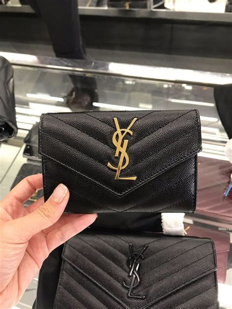 ysl small wallet for women